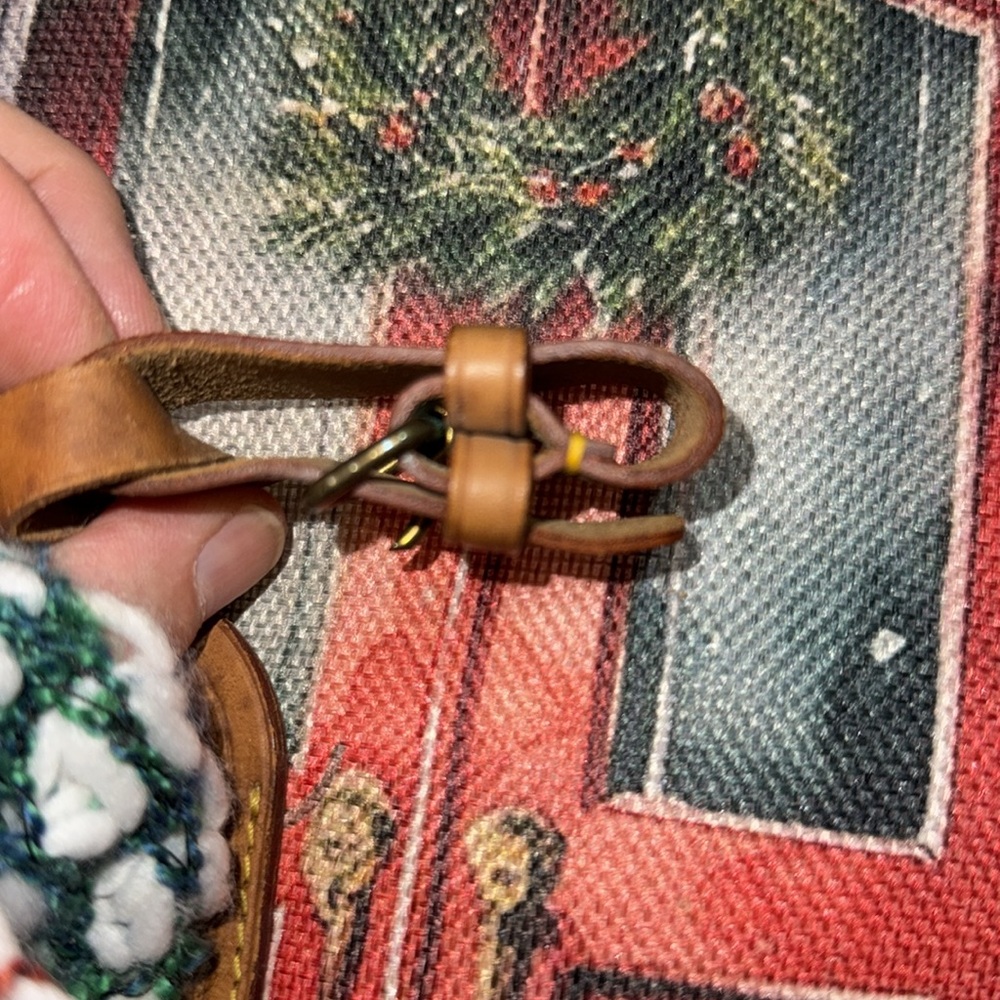 Authentic 1 LOUIS VUITTON Vachetta Luggage Tag Poignet.price for one - Picture 4 of 5